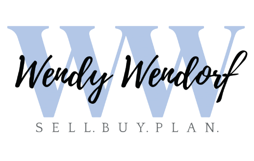 Wendy Wendorf logo - Two W's with Wendy Wendorf overlay, underneath says Sell. Buy. Plan.